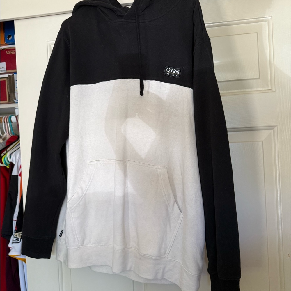 O'Neill Black and White Color Block Sweater